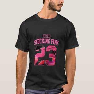 Shocking Pink 14s Tee Number 23 Drip Shoes 14 Shoc