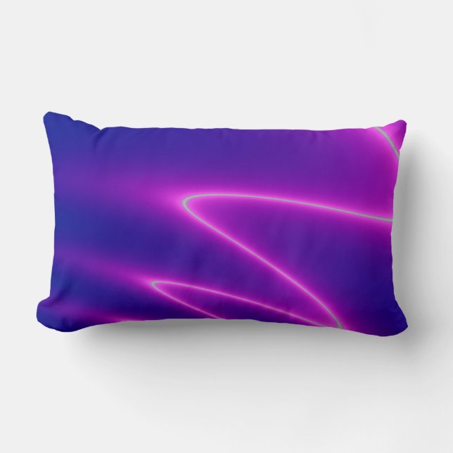 Shocking Pink Lightening Lumbar Cushion (Front)