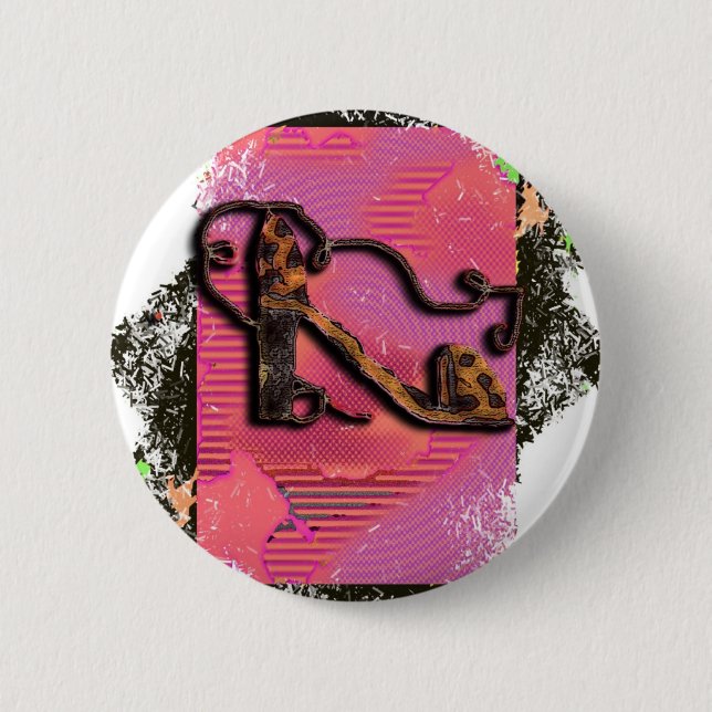 shoe 2 6 cm round badge (Front)