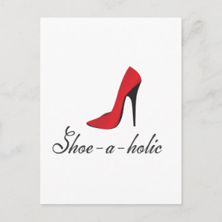 Shoe-a-holic Postcard