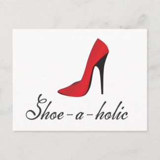 Shoe-a-holic Postcard