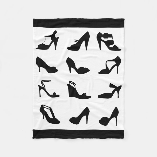 Shoe Collector Fleece Blanket (Front)