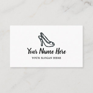 Shoe fashion beauty business card template
