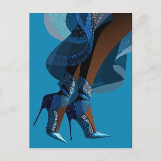 SHOE GAME #1 POSTCARD (Front)