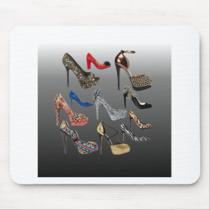 Shoe High Heels Collage Customise Mouse Pad