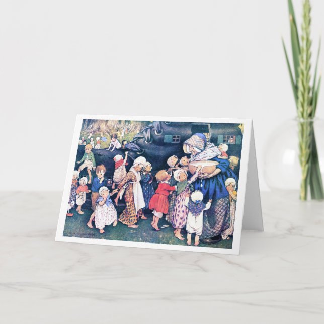 Shoe House, Jessie Willcox Smith Card (Front)