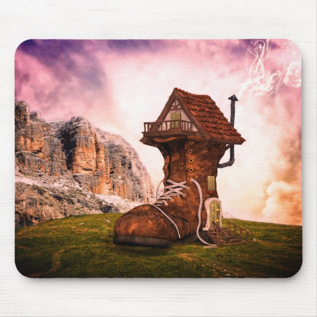 Shoe House Mouse Pad (Front)