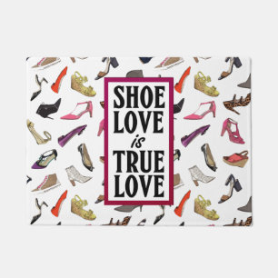 Shoe Love is True Love doormat