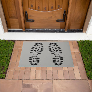 Shoe Prints Doormat