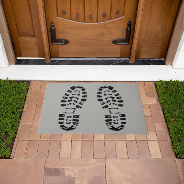 Shoe Prints Doormat (Outdoor)