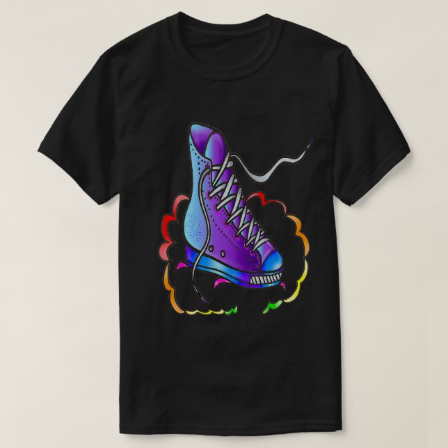 Shoe Rainbow Woo  T-Shirt (Design Front)
