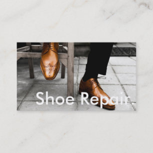 Shoe Repair Business Card's Card