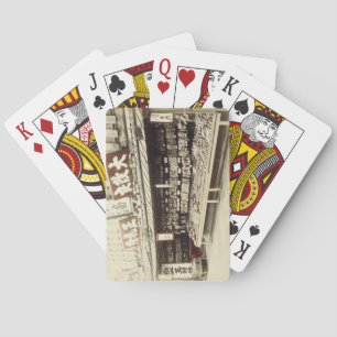 Shoe shop in Kyoto, c.1890 (hand-coloured photo) Playing Cards