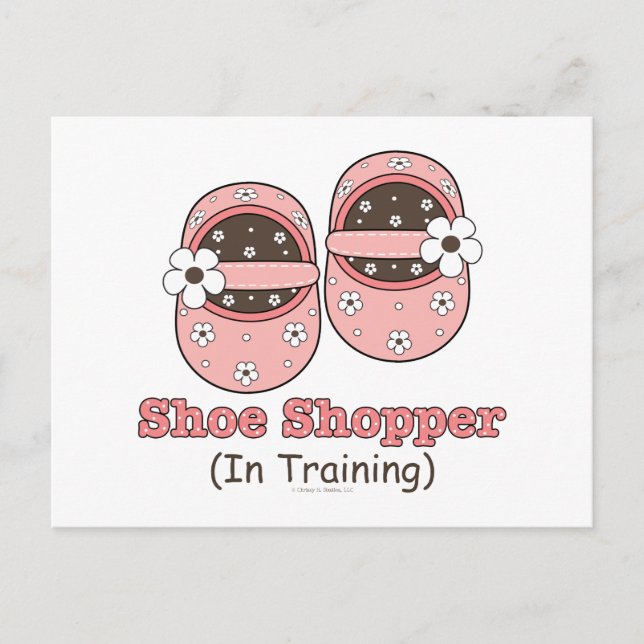Shoe Shopper In Training Postcard (Front)