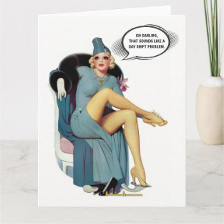 Shoe Shopping and Work Issues Don’t Mix Card