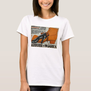 'Shoe Shops', Zurich (colour litho) T-Shirt