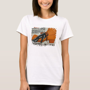 'Shoe Shops', Zurich (colour litho) T-Shirt