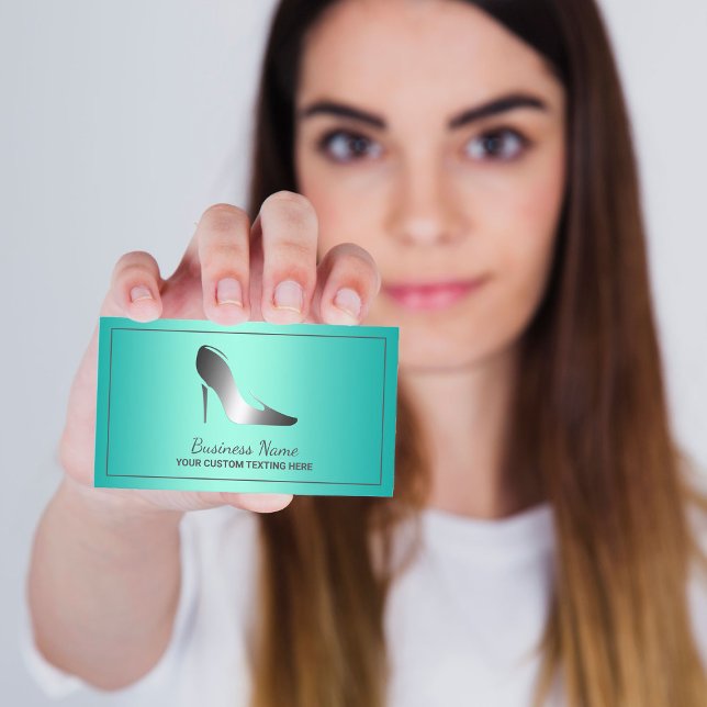 Shoe Store Business Card (Shoe Store Business Cards)