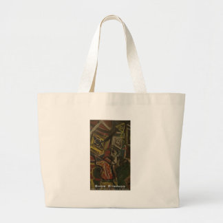 shoe strings large tote bag