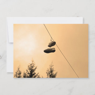 Shoe tossing Card