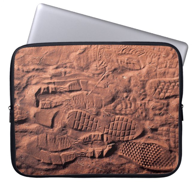 Shoe track laptop sleeve (Front)