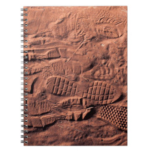 Shoe track notebook