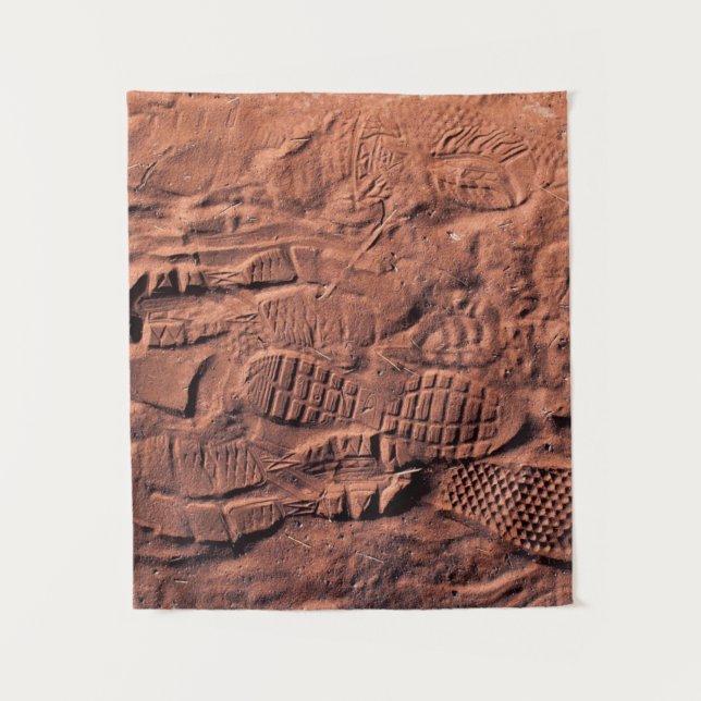 Shoe track tapestry (Front)