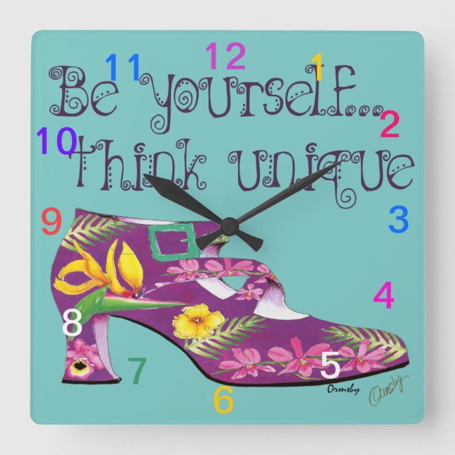 Shoe Wall Clock (Front)