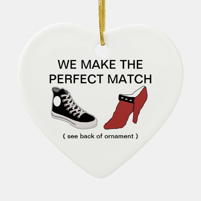 Shoe Will You Marry Me Ornament (Front)