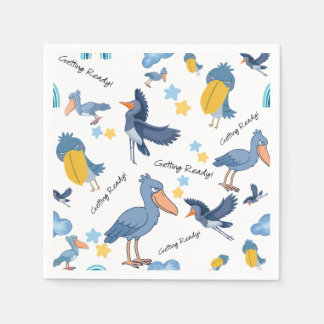 Shoebill Baby Shower Napkins