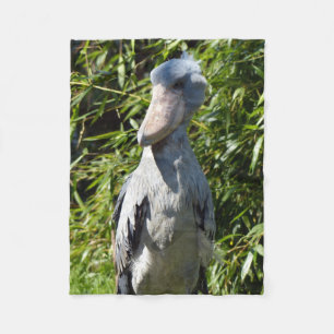 Shoebill (Balaeniceps rex) Fleece Blanket