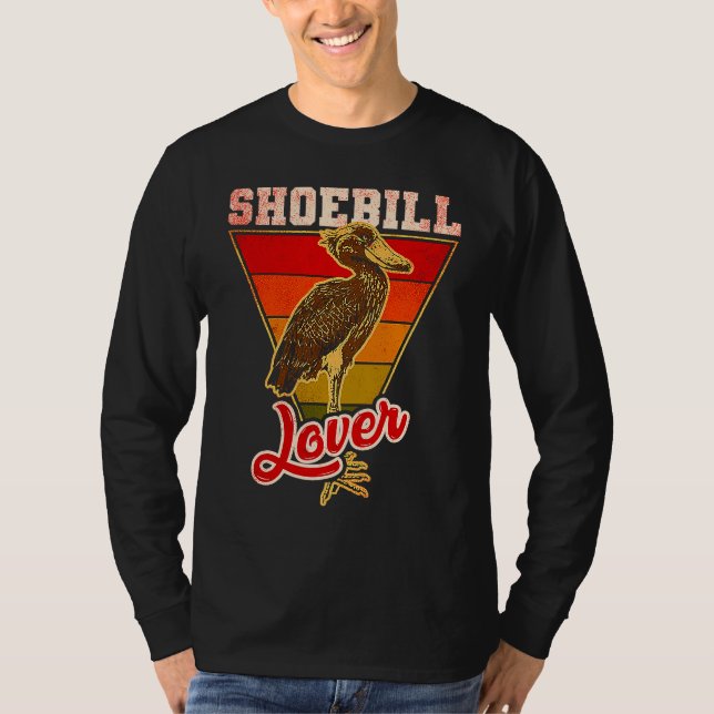 Shoebill Bird Animal T-Shirt (Front)