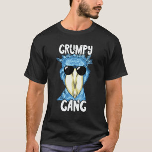 Shoebill Grumpy Gang Sunglass African Stork Shoebi T-Shirt