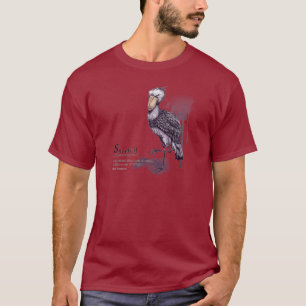 shoebill - plum T-Shirt