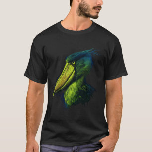 Shoebill Stork Bird Animal African Bird Aztec Maya T-Shirt