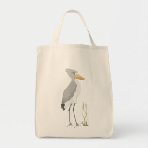 Shoebill Stork Grocery Tote Bag