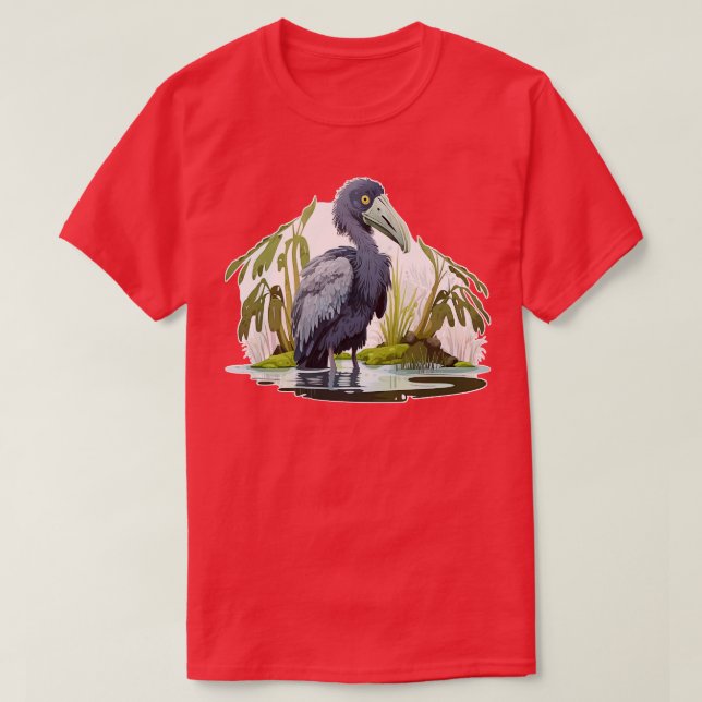 Shoebill swamp T-Shirt (Design Front)