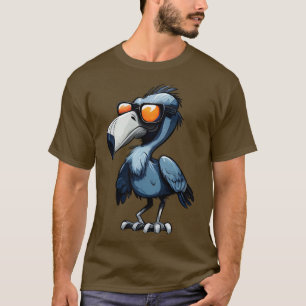 Shoebill with sunglasses T-Shirt