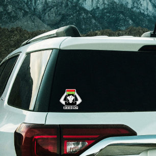 Shoebox Family Vinyl Car Window Sticker - Woman