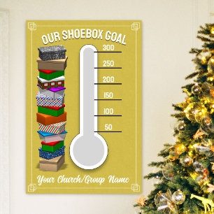 Shoebox Thermometer Poster - Yellow
