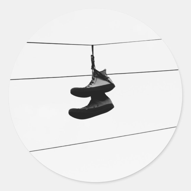 Shoefiti Classic Round Sticker (Front)