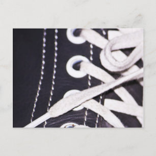 Shoelaces Closeup Postcard