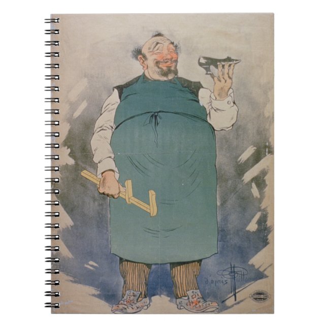 Shoemaker (colour litho) spiral notebook (Front)