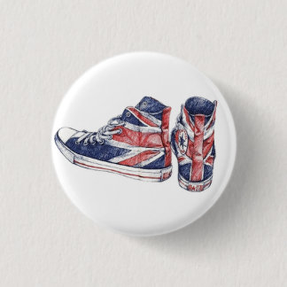 shoes 3 cm round badge