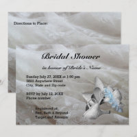Shoes, Garter Belt and Lace Bridal Shower Invite