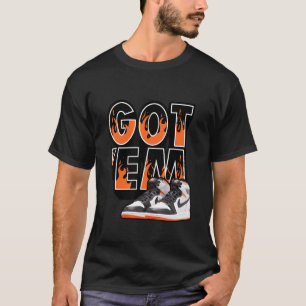 Shoes Got Em Sneaker Match 1 High Og Electro Orang T-Shirt