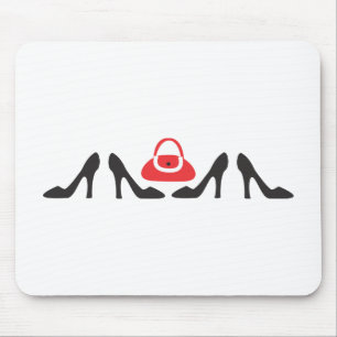 Shoes Line Up Mouse Pad