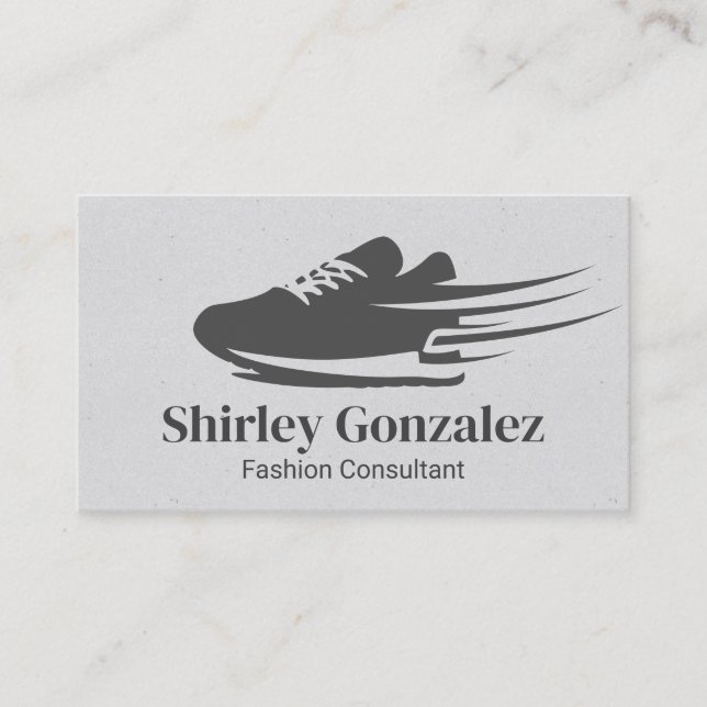 Shoes Logo Business Card (Front)