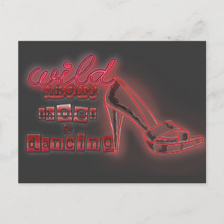 shoes n dancing postcard
