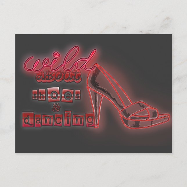 shoes n dancing postcard (Front)